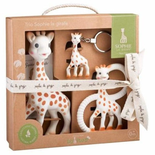 *NEU* Set Trio So’Pure Sophie la girafe (Sophie+Beißring So’Pure+Schlüsselanhänger)