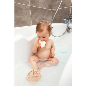 Sophie la girafe® So'Pure - Greifling/Beißring Boot / Naturkautschuk + Kautschukbaumholz