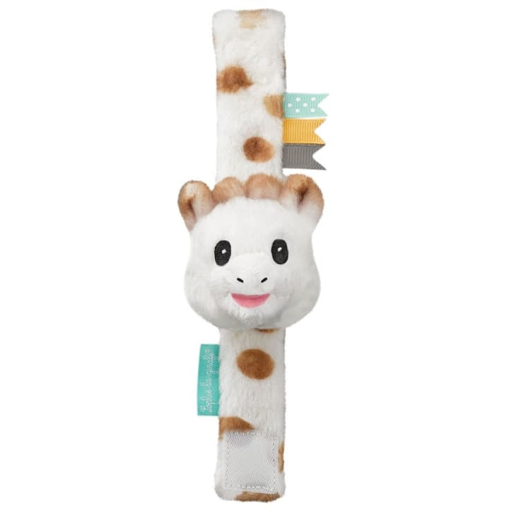 Sophie la girafe® ~ Baby-Armbandrassel ~ Handgelenkrassel ~ Fußfinder Giraffe ~ Plüsch