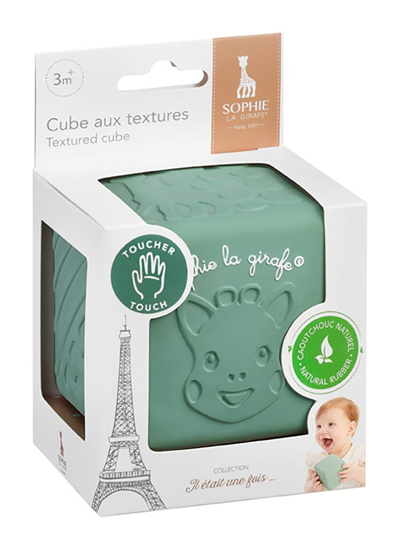 *NEU* Sophie la girafe® 5 Sinne (Fühlen) - Würfel Texturen / Naturkautschuk