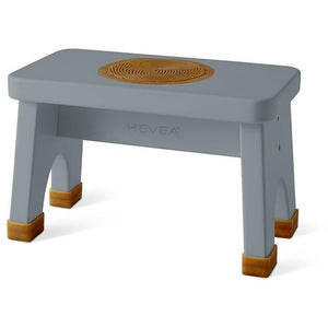 HEVEA Kinderhocker - Kautschukbaumholz / Warm Grey