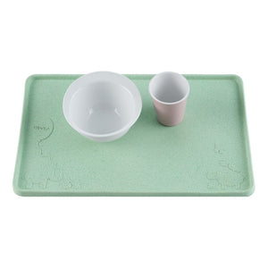 HEVEA Kinder-Tischset/Platzset - Naturkautschuk / upcycled / Mint