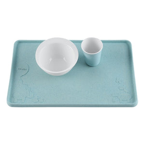 HEVEA Kinder-Tischset/Platzset - Naturkautschuk / upcycled / Blue
