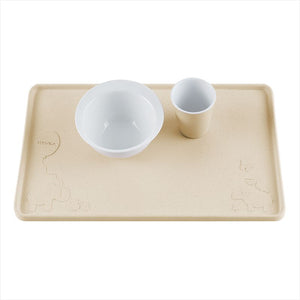 HEVEA Kinder-Tischset/Platzset - Naturkautschuk / upcycled / Sand