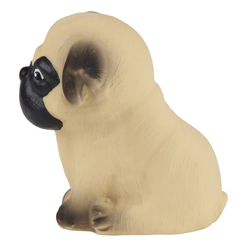 HEVEA Babyspielzeug - Greifling Hund / Mops / Naturkautschuk