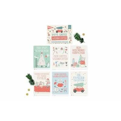 Milestone™ Booklet Baby-Fotokarten / Weihnachten / 6 Karten