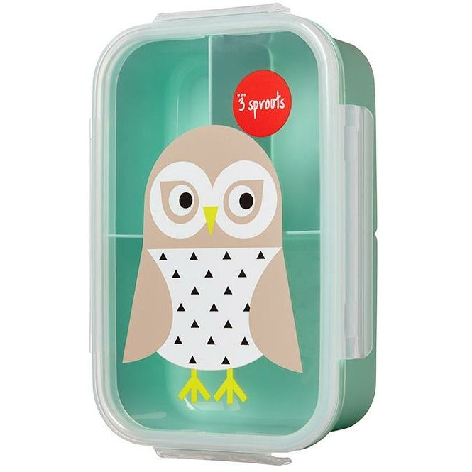 Bento Box mit 3 getrennten Fächern / Eule