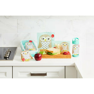 3 Sprouts - Snack Bag / 2er Pack / wiederverwendbar / Eule