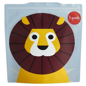 3 Sprouts - Sandwich Bag / 2er Pack / wiederverwendbar / Löwe