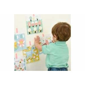 Poppik Stickerkarten - Meine ersten Sticker (6 Karten + 96 Sticker) / Waldtiere