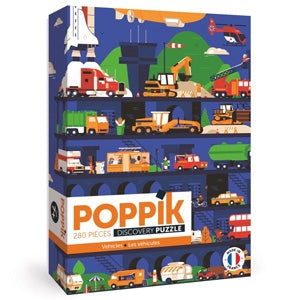 Poppik Puzzle / Fahrzeuge (280 Teile)