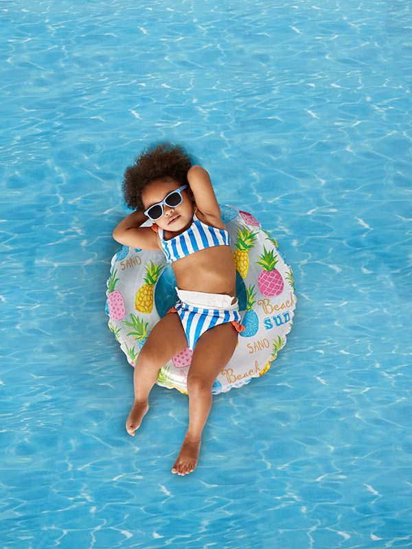 Kinder-Sonnenbrille Santorini / 100% UV-Schutz / Blau