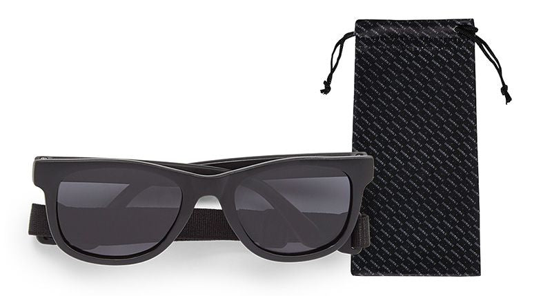 Kinder-Sonnenbrille Santorini / 100% UV-Schutz / Schwarz