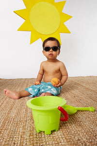 Kinder-Sonnenbrille Santorini / 100% UV-Schutz / Schwarz