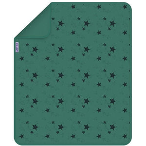 Decke / einlagig / Grüne Sterne