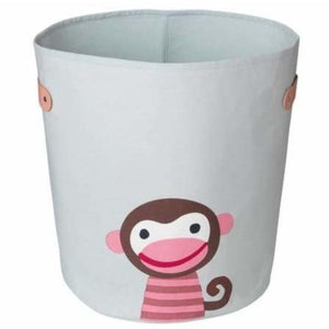 *NEU* Aufbewahrungskorb mit Äffchen Design - hell