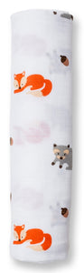 lulujo - Mulltuch / Baumwolle / 120 x 120 cm / Forest Friends