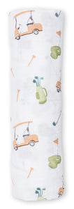lulujo - Mulltuch / Baumwolle / 120 x 120 cm / Golf