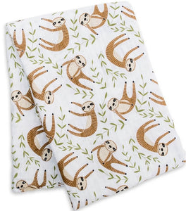 lulujo - Mulltuch / Baumwolle / 120 x 120 cm / Sloth Modern
