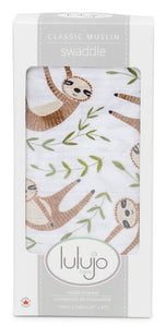 lulujo - Mulltuch / Baumwolle / 120 x 120 cm / Sloth Modern