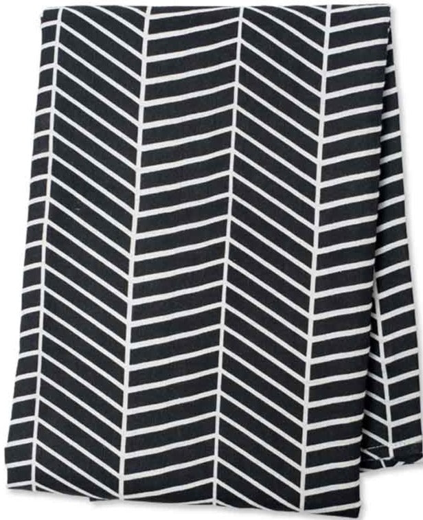 lulujo Bamboo Swaddle Mulltuch / 120 x 120 cm / Herringbone