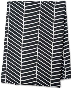 lulujo Bamboo Swaddle Mulltuch / 120 x 120 cm / Herringbone