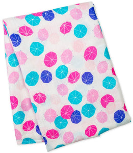 lulujo Bamboo Swaddle Mulltuch / 120 x 120 cm / Parasols