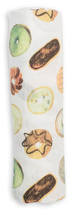lulujo - Mulltuch (fashion collection) / Viskose (Bambus) / 120 x 120 cm / Donut