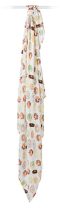 lulujo - Mulltuch (fashion collection) / Viskose (Bambus) / 120 x 120 cm / Donut
