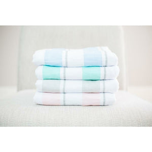 Kinderdecke - Aqua Stripe