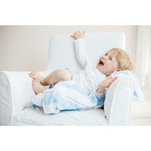 Kinderdecke - Blue Stripe