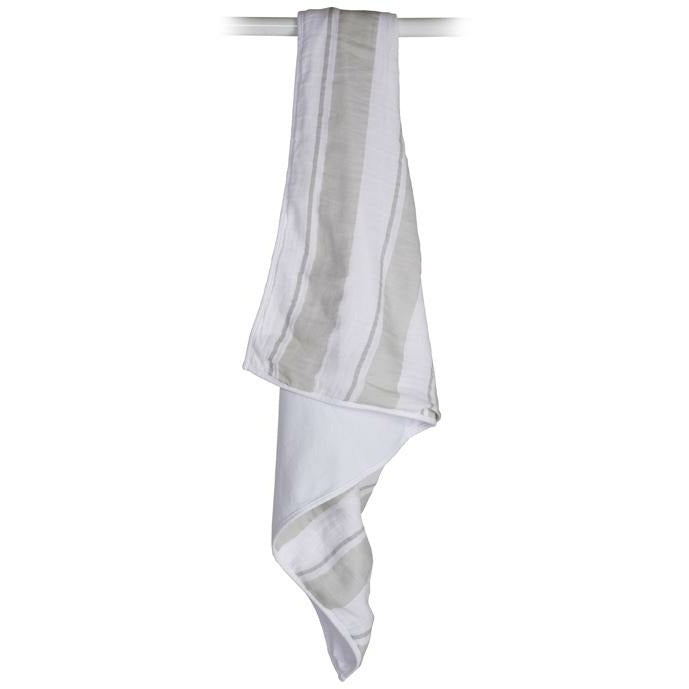 Kinderdecke - Grey Stripe