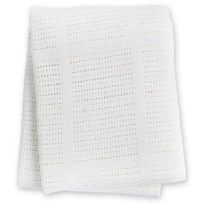 Baumwoll-Strickdecke White