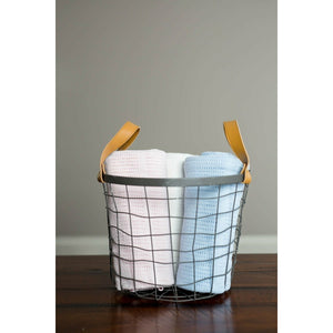 Baumwoll-Strickdecke White