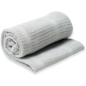 Baumwoll-Strickdecke Grey