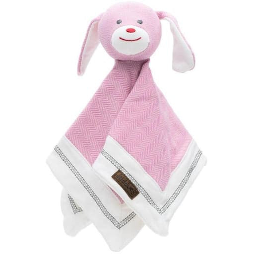 Lovey/Schmusetuch Baumwolle (Bio) - Hund - Sunset Pink