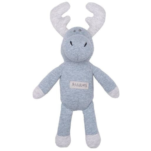 Rassel Baumwolle (Bio) - Elch - Denim Blue