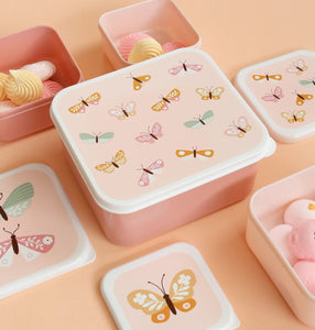 Lunchbox / 4er Set / Schmetterlinge