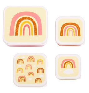 *NEU* Lunchbox / 4er Set / Regenbogen
