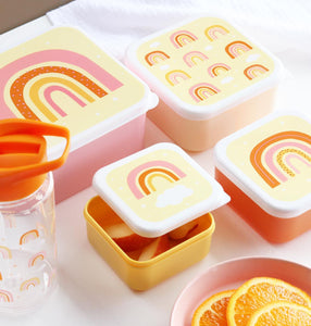 *NEU* Lunchbox / 4er Set / Regenbogen