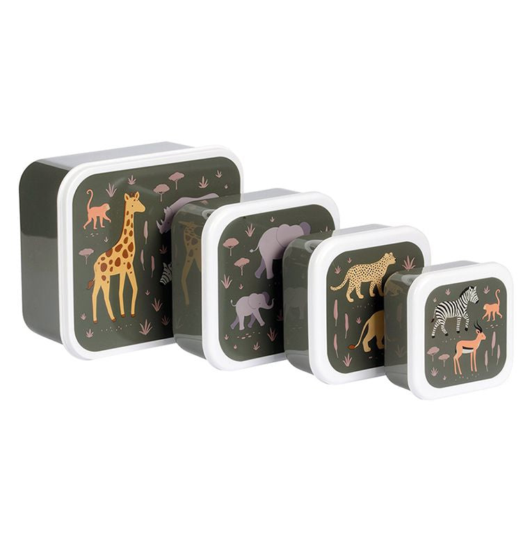Lunchbox / 4er Set / Savanne