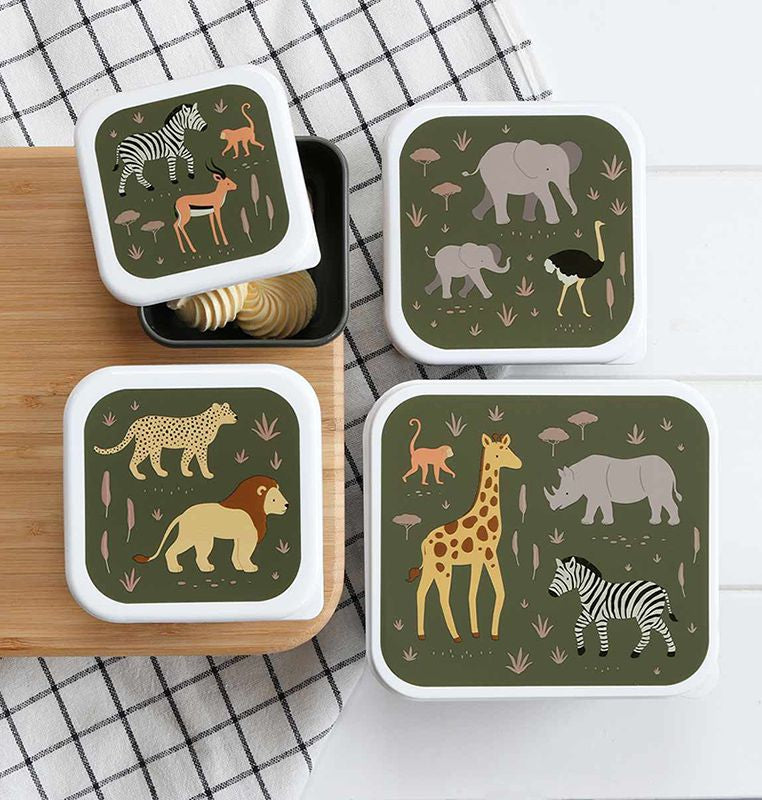 Lunchbox / 4er Set / Savanne