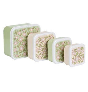 Lunchbox / 4er Set / Blumen