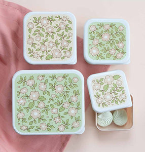 Lunchbox / 4er Set / Blumen