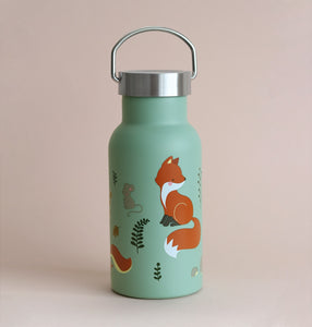 Trinkflasche - Edelstahl / Waldfreunde