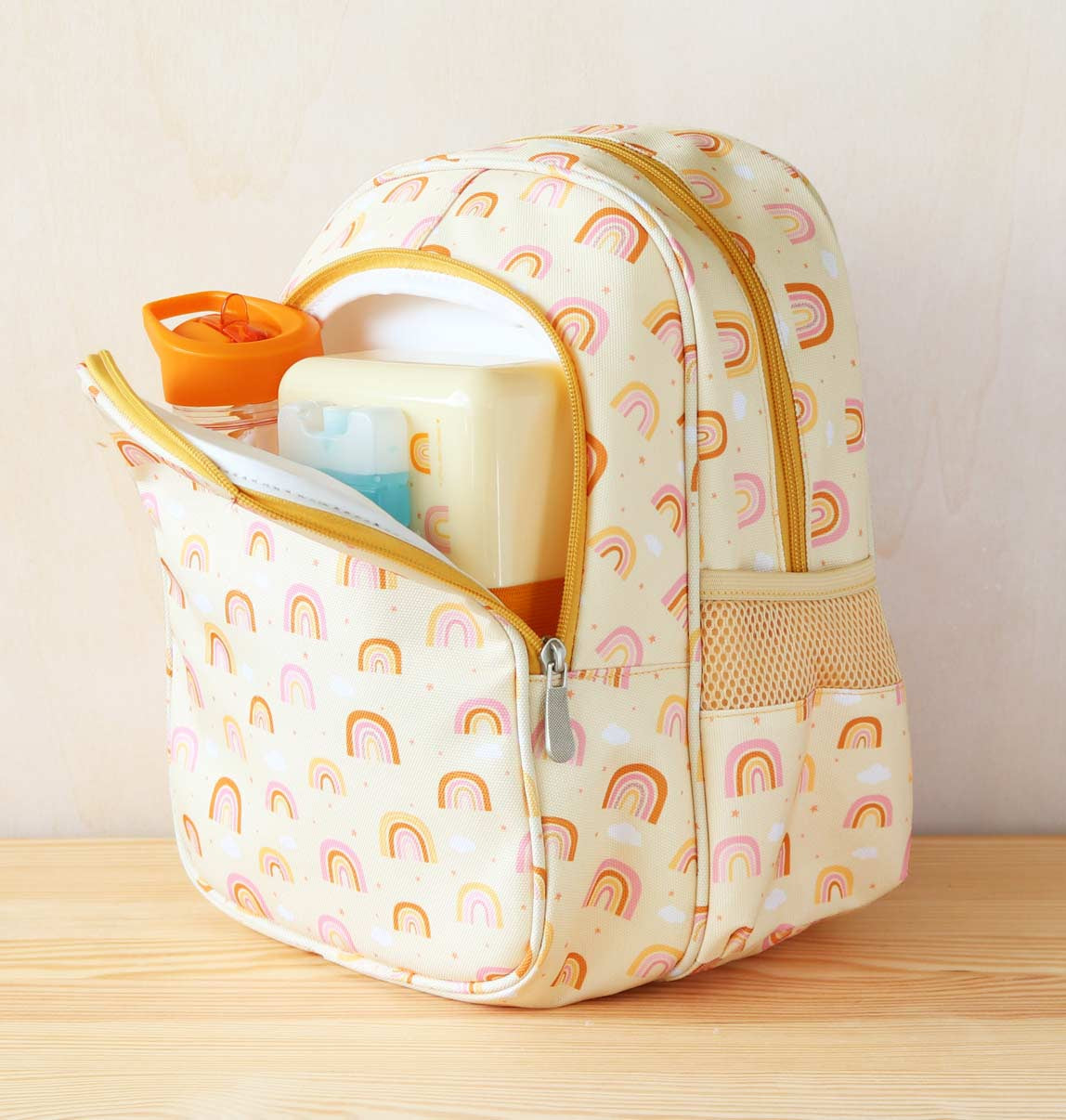 Rucksack mit Isolierfach / Regenbogen