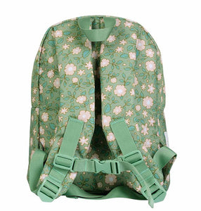 *NEU* Kleiner Rucksack / Blüten / Salbeigrün