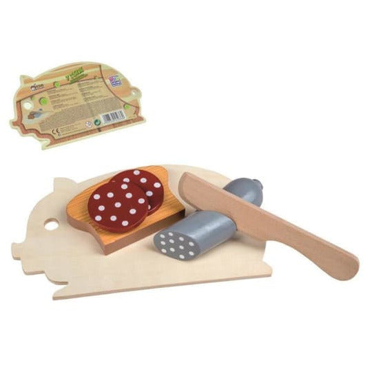 Kaufladen Brettjause Holz