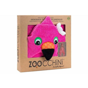 Kinder Kapuzenbadetuch ~ Franny der Flamingo