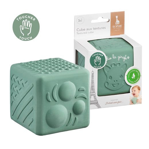 *NEU* Sophie la girafe® 5 Sinne (Fühlen) - Würfel Texturen / Naturkautschuk